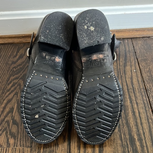 FRYE ENGINEER MOTO 7B Black/ Gold - Picture 6 of 14